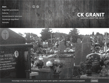 Tablet Screenshot of ckgranit.pl